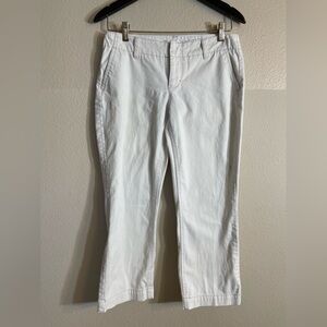 Express Chino Stretch Women's White Pants 4